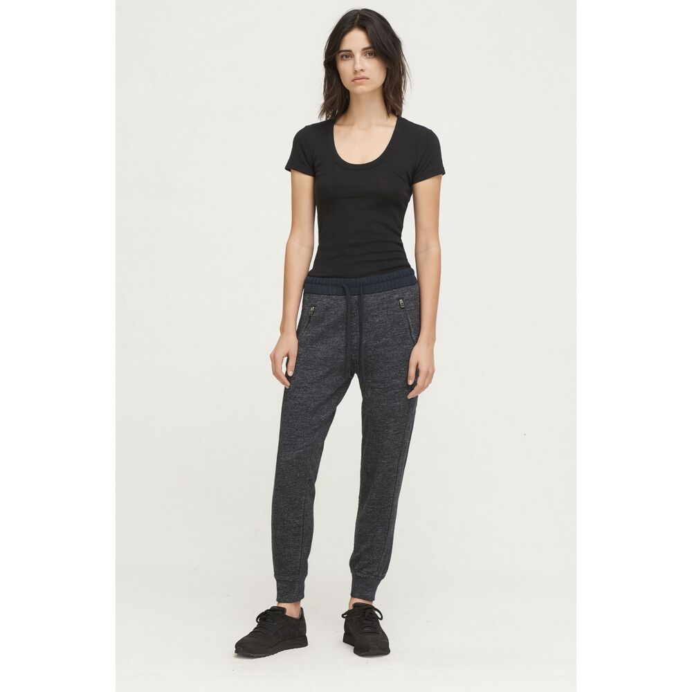 Standard JAMES PERSE Gray Estilo Drawstring Cotton Jogger Pants   Women's Size 0